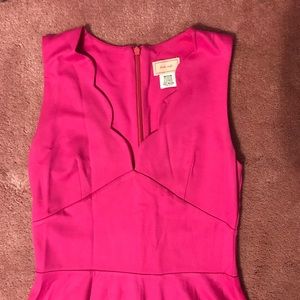 Hot pink mini dress